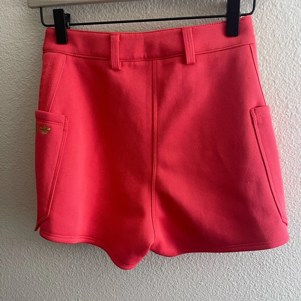 36) NWT adidas X Ivy park orange suit shorts size XS - Picture 3 of 5